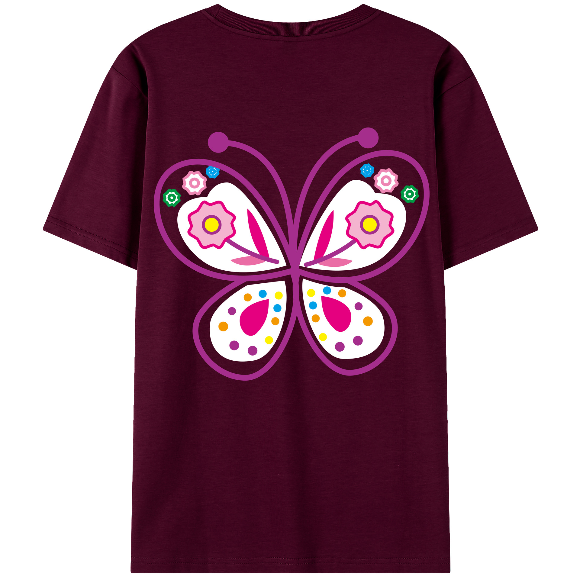 （画像用） Hello Kitty ハローキティ レディース半袖Tシャツ(バックプリント)